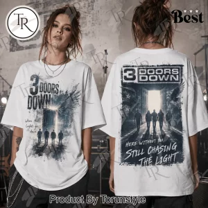 3 Doors Down Still Chasing The Light Vintage Rock Band Graphic T-Shirt