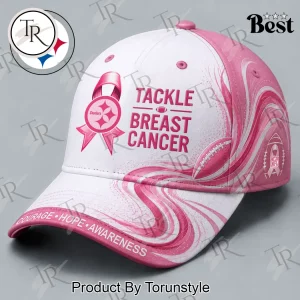 Pittsburgh Steelers Breast Cancer Awareness Pink Ribbon Courage Hope Baseball Cap