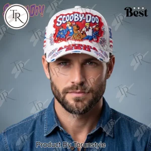 Scooby-Doo America 250 Patriotic Distressed Embroidered Baseball Cap