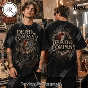 Dead and Company Grateful Dead Vintage Acid Wash Double Sided Graphic T-Shirt Dead and Company Grateful Dead Vintage Acid Wash Double Sided Graphic T-Shirt