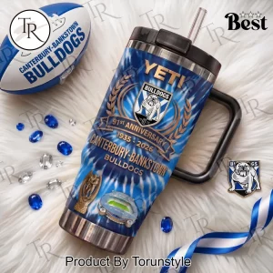 Canterbury-Bankstown Bulldogs NRL 91st Anniversary Commemorative Insulated 40oz Tumbler