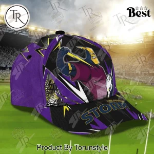 Melbourne Storm NRL Rugby Premium 3D Graphic Purple Fan Supporter Baseball Cap