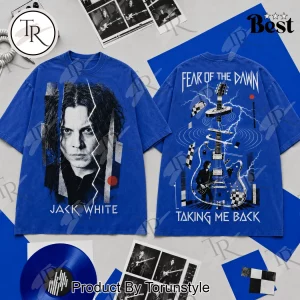 Jack White Fear of the Dawn Taking Me Back Retro Washed Graphic T-Shirt Jack White Fear of the Dawn Taking Me Back Retro Washed Graphic T-Shirt