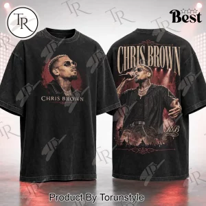 Chris Brown 11:11 Tour Retro Washed Heavyweight Graphic T-Shirt