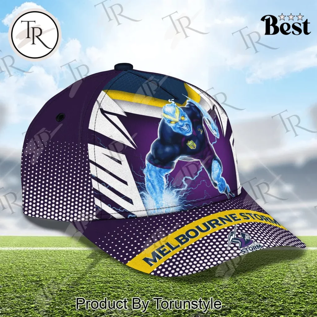 Melbourne Storm NRL Rugby League Mascot Graphic Premium Baseball Cap