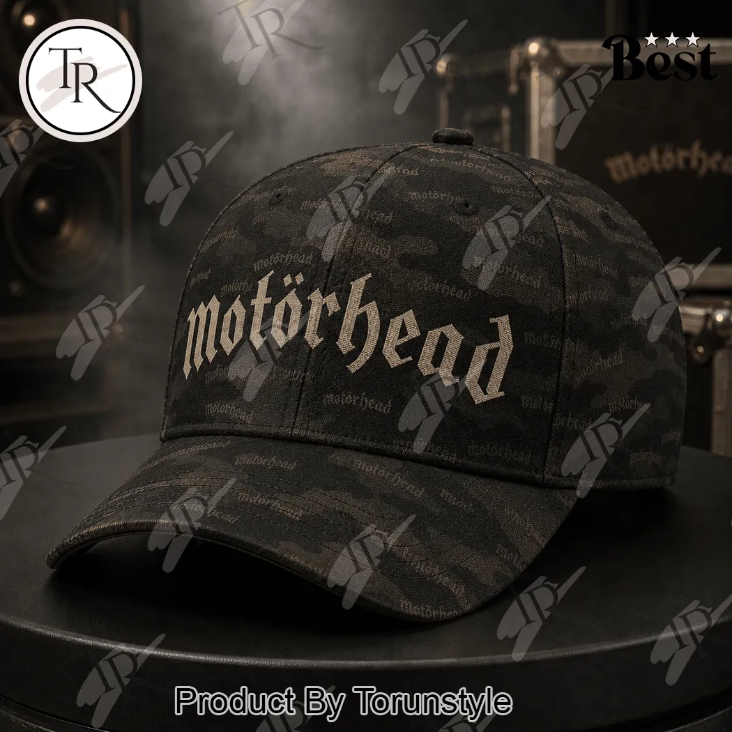 Motorhead Heavy Metal Band Warpig Dark Camouflage Baseball Cap Motorhead Heavy Metal Band Warpig Dark Camouflage Baseball Cap