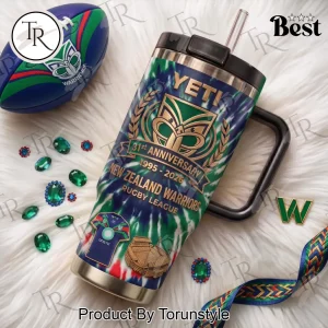 New Zealand Warriors NRL 31st Anniversary Commemorative Premium 3D Embossed 40oz Tumbler New Zealand Warriors NRL 31st Anniversary Commemorative Premium 3D Embossed 40oz Tumbler