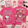 Hello Kitty and Friends Breast Cancer Awareness Pink Ribbon Graphic T-Shirt Hello Kitty and Friends Breast Cancer Awareness Pink Ribbon Graphic T-Shirt