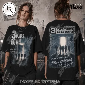 3 Doors Down Still Chasing The Light Vintage Rock Band Graphic T-Shirt