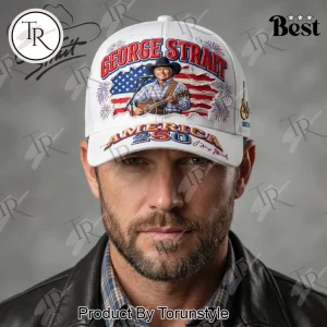 George Strait America 250 Patriotic Country Music Signature Baseball Cap