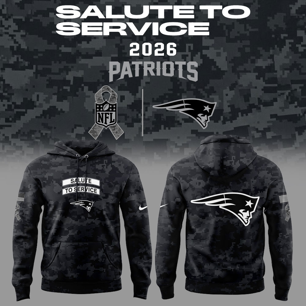 New England Patriots 2026 NFL Salute to Service Military Digital Camo Black Pullover Fleece Hoodie New England Patriots 2026 NFL Salute to Service Military Digital Camo Black Pullover Fleece Hoodie