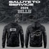 Denver Broncos 2026 NFL Salute to Service Military Digital Camo Black Pullover Fleece Hoodie