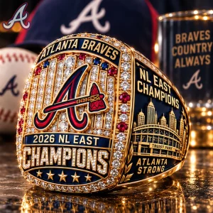 Atlanta Braves 2026 NL East Champions Commemorative Premium Replica Championship Ring