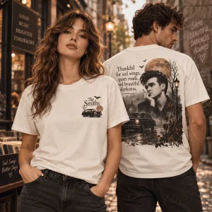 The Smiths Morrissey Sad Songs Quiet Roads Vintage Gothic Graphic T-Shirt The Smiths Morrissey Sad Songs Quiet Roads Vintage Gothic Graphic T-Shirt