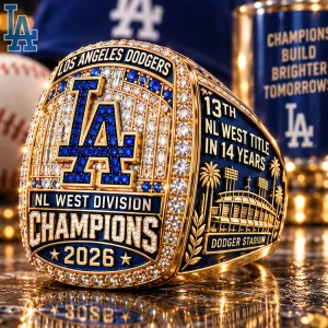 Los Angeles Dodgers 2026 NL West Division Champions Replica Championship Ring