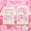 My Melody Breast Cancer Awareness Pink Ribbon Gentle Hearts Strong Souls T-Shirt My Melody Breast Cancer Awareness Pink Ribbon Gentle Hearts Strong Souls T-Shirt