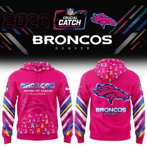Denver Broncos 2026 NFL Crucial Catch Intercept Cancer Pink Graphic Pullover All-Over Print Fleece Hoodie Denver Broncos 2026 NFL Crucial Catch Intercept Cancer Pink Graphic Pullover All-Over Print Fleece Hoodie