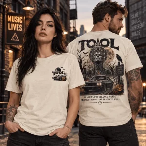 Tool Band Strange Roads Gothic Halloween Vintage Graphic T-Shirt Tool Band Strange Roads Gothic Halloween Vintage Graphic T-Shirt
