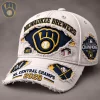 Milwaukee Brewers 2026 NL Central Division Champions Premium Embroidered Denim Baseball Cap Milwaukee Brewers 2026 NL Central Division Champions Premium Embroidered Denim Baseball Cap