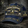 Milwaukee Brewers 2026 NL Central Champions Distressed Vintage Embroidered Baseball Cap Milwaukee Brewers 2026 NL Central Champions Distressed Vintage Embroidered Baseball Cap