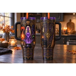 Sanderson Sisters Witch Potions Gothic Halloween Insulated 40oz Tumbler