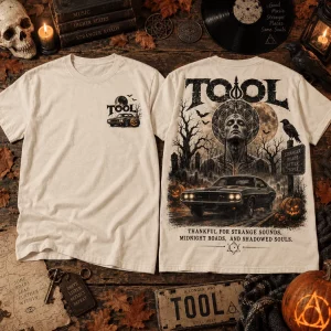 Tool Band Strange Roads Gothic Halloween Vintage Graphic T-Shirt