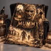 Howling Werewolf Full Moon Gothic Monster Halloween Cozy Fleece Blanket