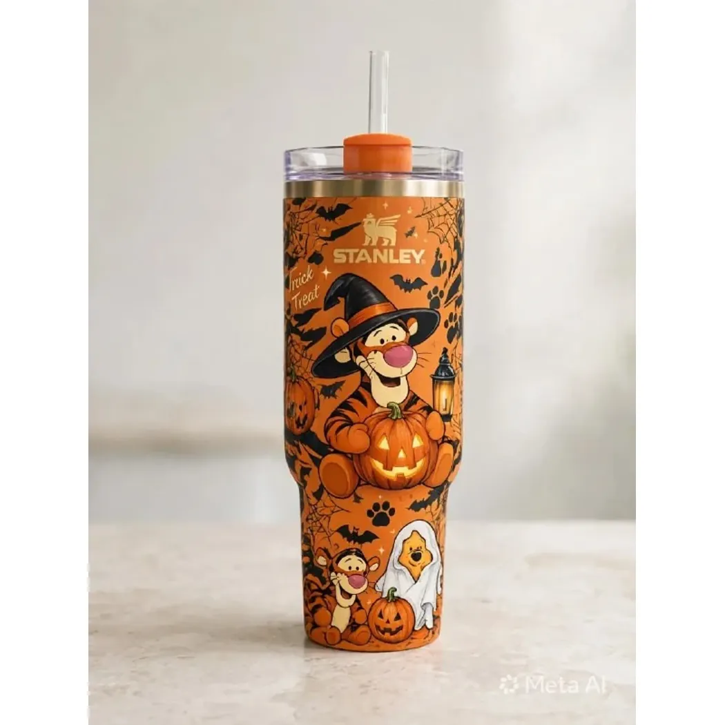 Tigger Halloween Witch Pumpkin Orange Trick or Treat 40oz Tumbler Tigger Halloween Witch Pumpkin Orange Trick or Treat 40oz Tumbler