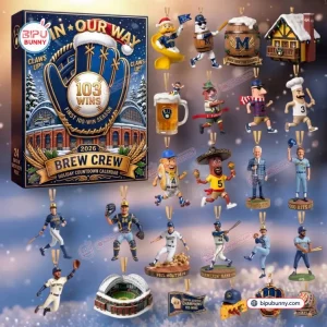 Milwaukee Brewers 2026 Brew Crew 103 Wins Commemorative Baseball Advent Calendar
