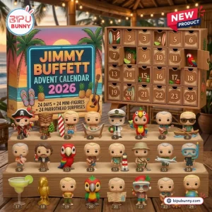 Jimmy Buffett 2026 Parrothead Tropical 24 Days Mini Figures Christmas Advent Calendar