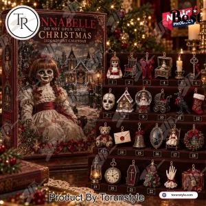 Annabelle Horror Movie Do Not Open Until Christmas 2026 24 Days Countdown Advent Calendar