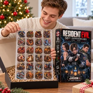 Resident Evil 30th Anniversary Survival Horror Game Personalized Christmas Advent Calendar