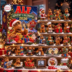 ALF 2026 Christmas 24 Days Countdown Mini Collectible Figurines Holiday Gift Advent Calendar
