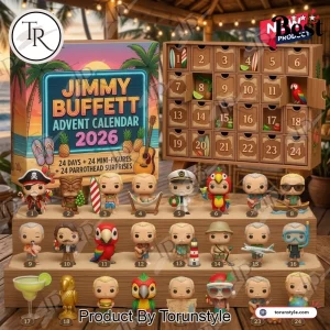 Jimmy Buffett 2026 Parrothead Tropical 24 Days Mini Figures Christmas Advent Calendar