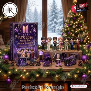 BTS 2026 World Tour Purple Christmas 24 Days Countdown Advent Calendar