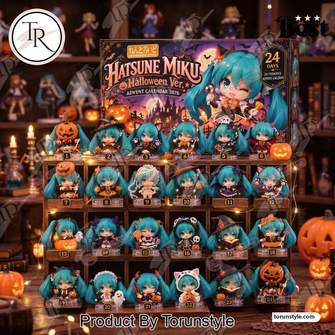 Hatsune Miku Nendoroid Anime Halloween Edition 24 Days Mini Figure Advent Calendar Hatsune Miku Nendoroid Anime Halloween Edition 24 Days Mini Figure Advent Calendar