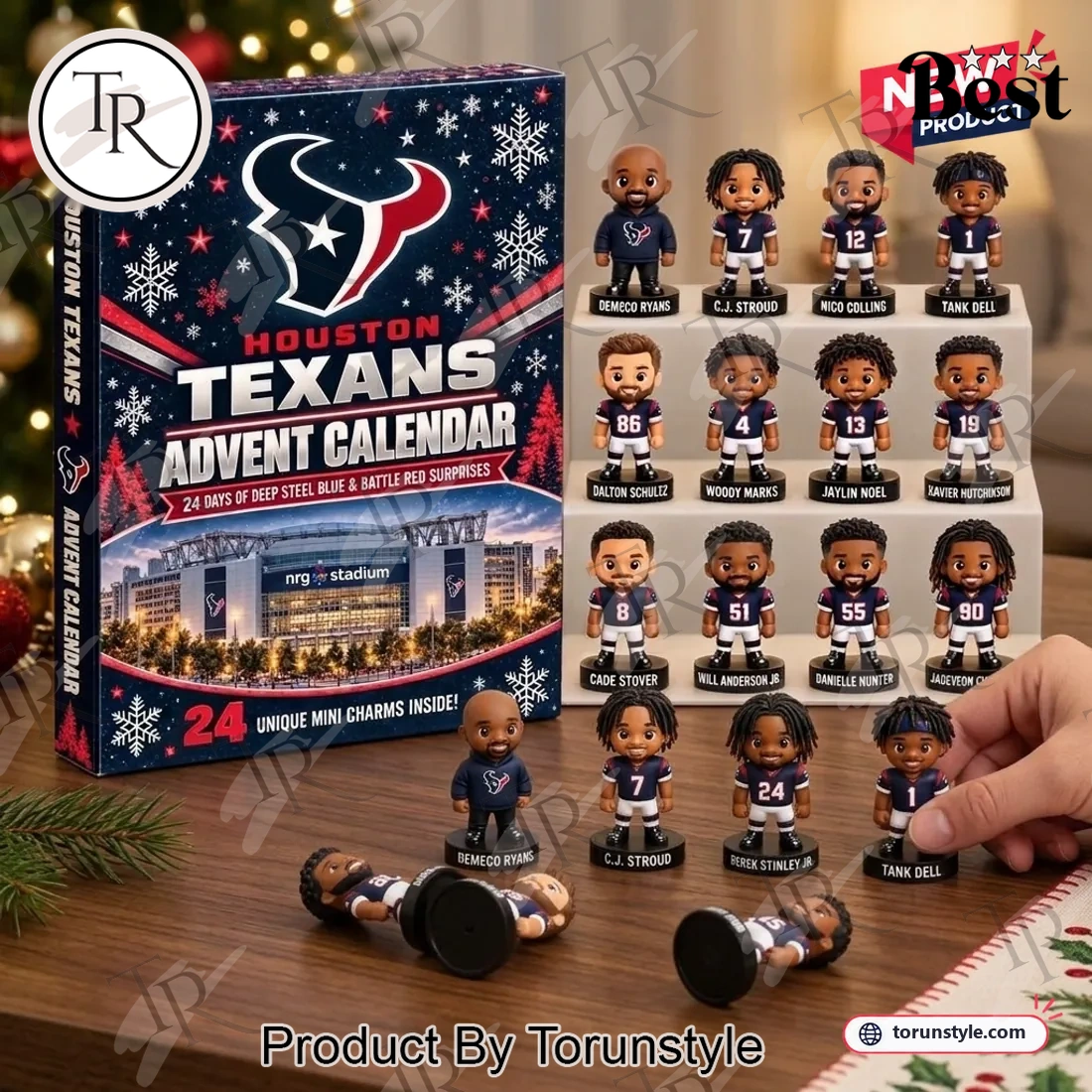 Houston Texans NFL Football 24 Days Christmas Countdown Mini Figure Advent Calendar Houston Texans NFL Football 24 Days Christmas Countdown Mini Figure Advent Calendar