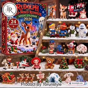Rudolph the Red-Nosed Reindeer 2026 Christmas Countdown 24 Collectible Figures Advent Calendar