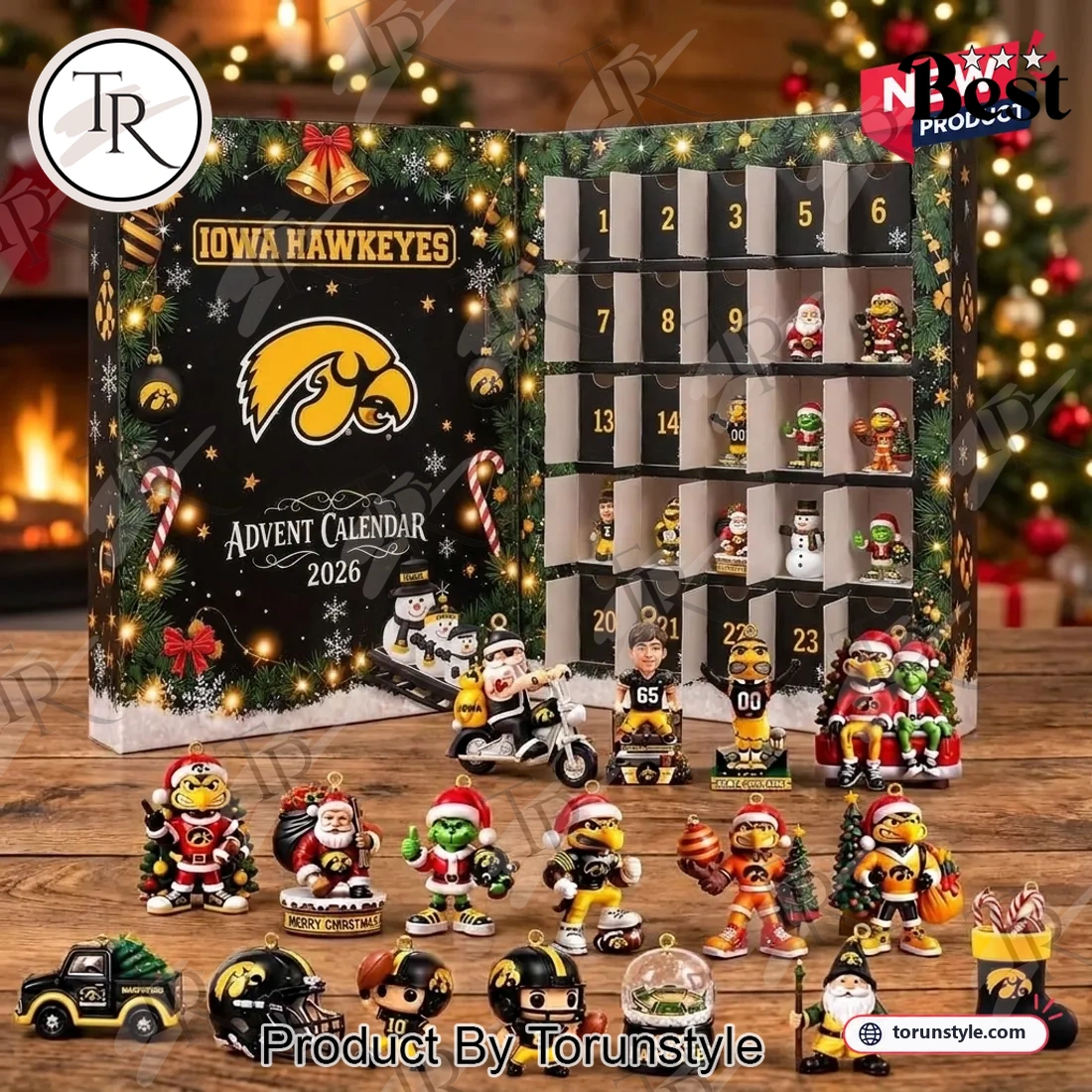 Iowa Hawkeyes 2026 NCAA College Football Christmas Countdown Advent Calendar Iowa Hawkeyes 2026 NCAA College Football Christmas Countdown Advent Calendar