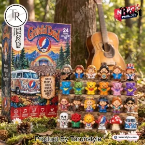 Grateful Dead 24 Piece Mini Figure Collector Set Holiday Countdown Advent Calendar