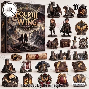 Fourth Wing The Empyrean 2026 Fantasy Dragon Collectible Miniatures Christmas Countdown Advent Calendar