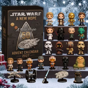 Star Wars A New Hope 50th Anniversary Collectible Mini Figure Holiday Countdown Advent Calendar