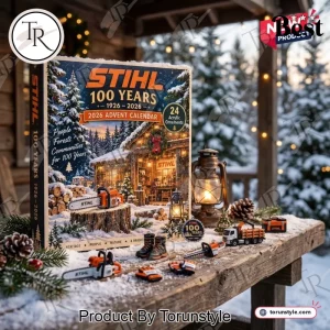 Stihl 100th Anniversary 1926-2026 Commemorative 24 Acrylic Ornaments Christmas Advent Calendar