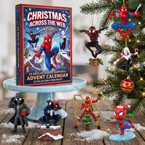 Personalized Mask Hero 24 Days Heroic Surprises Collectible Ornament Christmas Advent Calendar