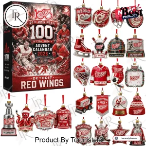 Detroit Red Wings 100th Anniversary 1926-2026 Commemorative Christmas Advent Calendar