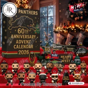 Penrith Panthers 60th Anniversary 2026 Commemorative Holiday Countdown Advent Calendar