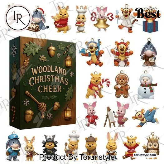 Woodland Christmas Cheer Cute Bear and Friends 24 Days Holiday Countdown Mini Ornament Advent Calendar Blind Box Woodland Christmas Cheer Cute Bear and Friends 24 Days Holiday Countdown Mini Ornament Advent Calendar Blind Box