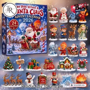 The Year Without A Santa Claus 2026 Holiday Countdown 24 Collectible Figures Advent Calendar