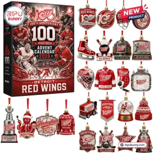 Detroit Red Wings 100th Anniversary 1926-2026 Commemorative Christmas Advent Calendar