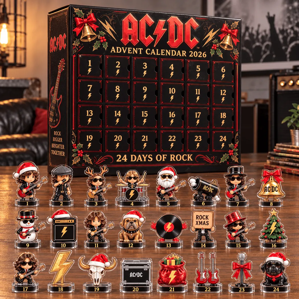 AC/DC Rock Band 24 Days of Rock Holiday Countdown Advent Calendar AC/DC Rock Band 24 Days of Rock Holiday Countdown Advent Calendar